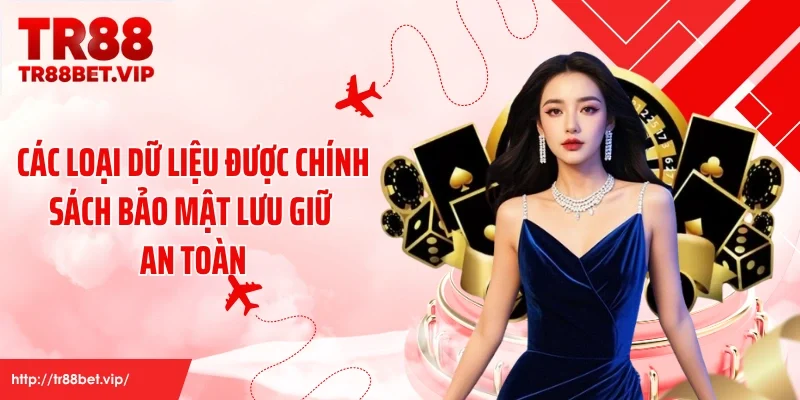 Các loại dữ liệu được chính sách bảo mật lưu giữ an toàn