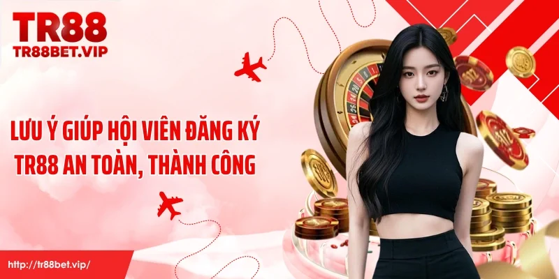 Lưu ý giúp hội viên đăng ký TR88 an toàn, thành công