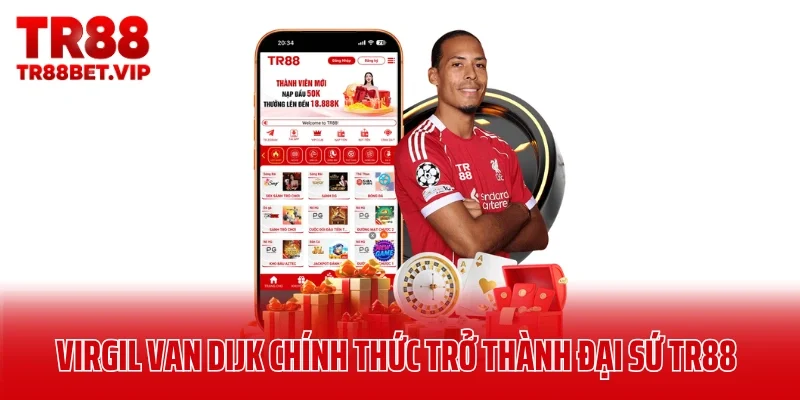 Virgil van Dijk chính thức trở thành đại sứ, đồng hành cùng TR88